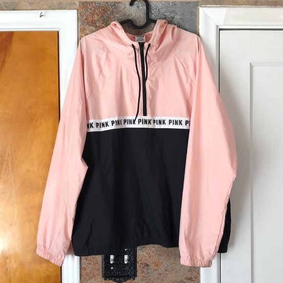 PINK Victoria's Secret Jackets & Blazers - Pink Victoria’s Secret Hooded Anorak